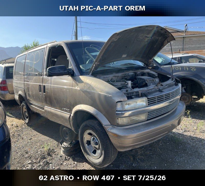Just In! 2002 Chevrolet Astro Parts - UTPAP Orem
