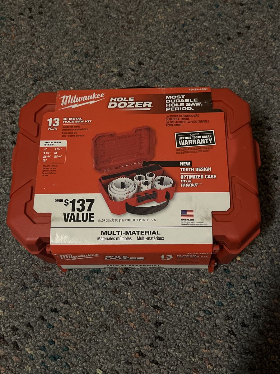 Milwaukee Hole Dozer Kit (13pc)