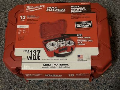 Milwaukee Hole Dozer Kit (13pc)