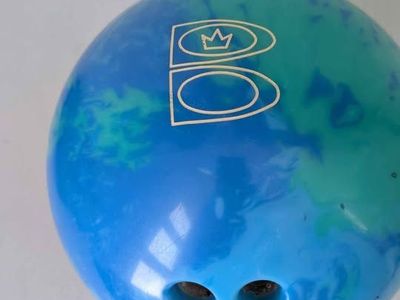 Brunswick Bowling Ball 9.7 Pounds Caribbean Blue