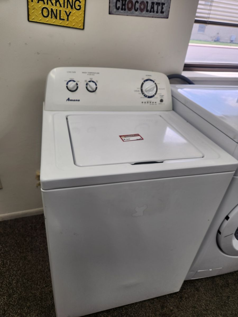 Amana White Top Load Washing Machine