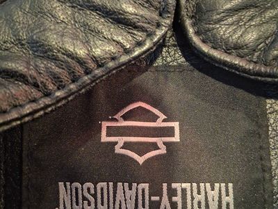 Harley-Davidson Black Leather Jacket - Men's Medium