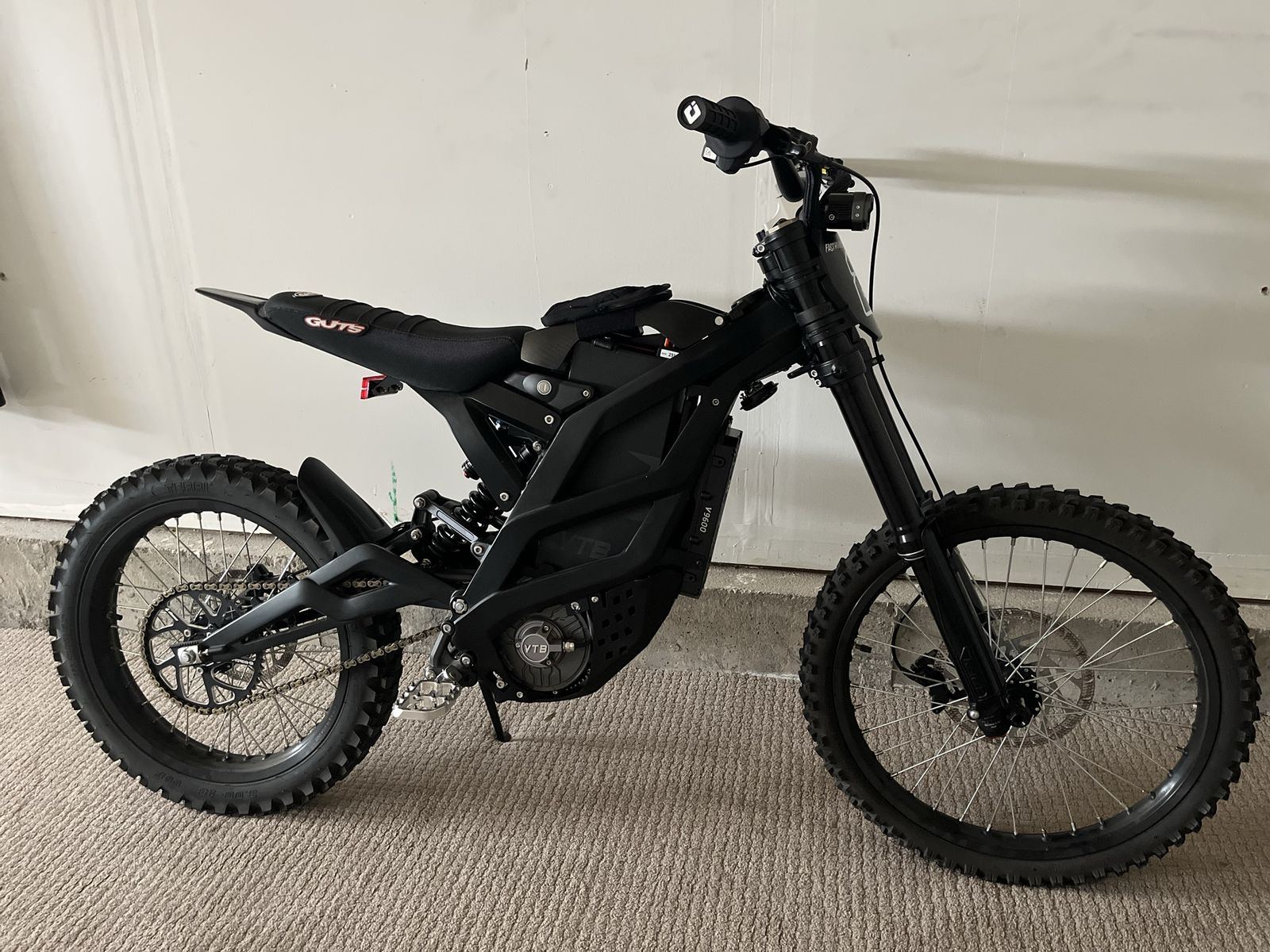 VTB Ventus One 28 kw Electric Dirt Bike Black 