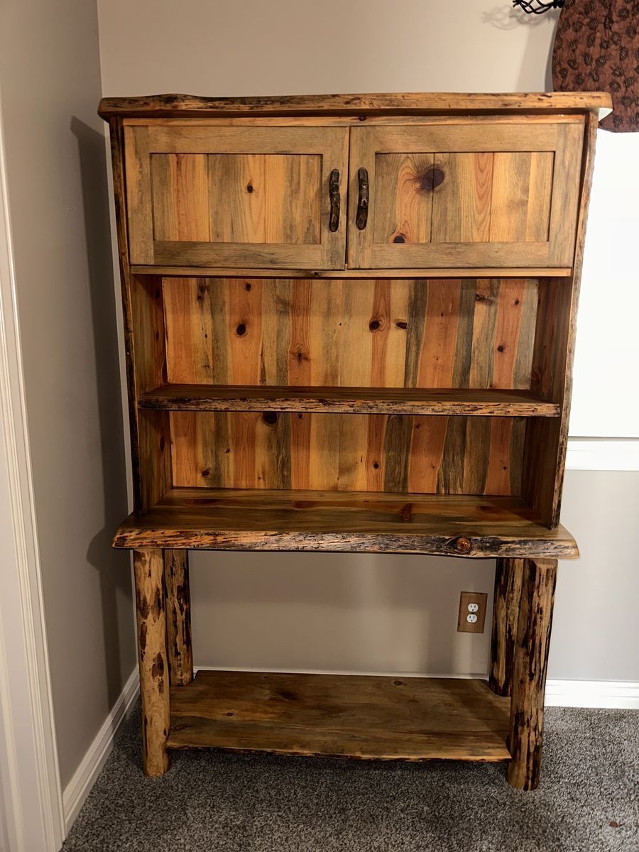 Stunning Rustic Log Buffet/Hutch