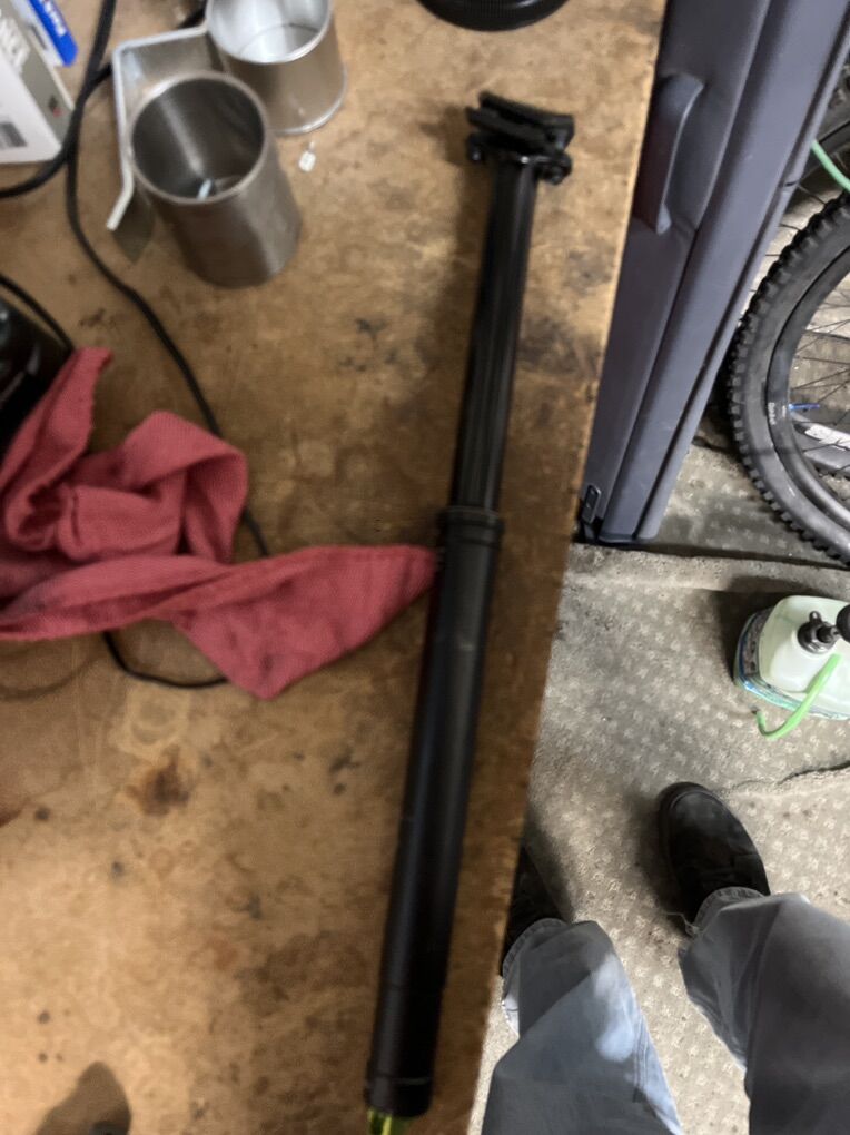One Up One Eighty Dropper Seat Post And Ergon seat