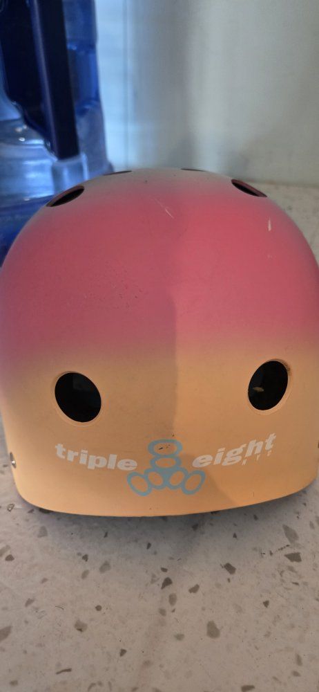 Triple Eight Certified Sweatsaver Helmet - Pink/Blue Ombre XL