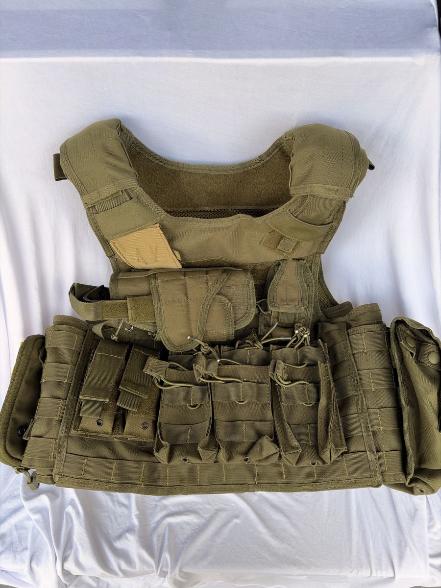 Tactical Vest with pouches and hydration pack