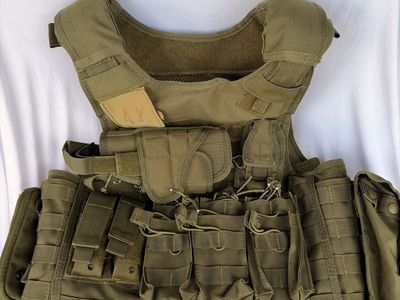 Tactical Vest with pouches and hydration pack