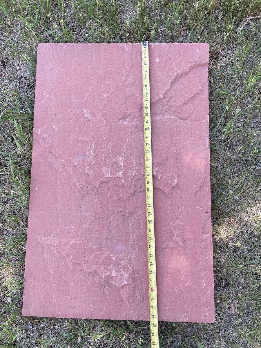 Patio/walkway sandstone pavers