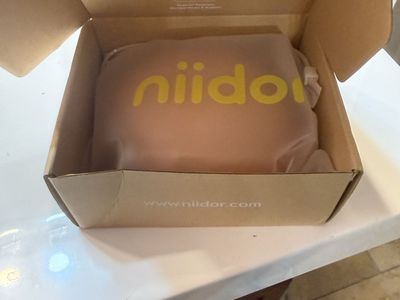 New Niidor Nude Silicone Adhesive Push-Up Strapless Backless Bra, Cup Size C