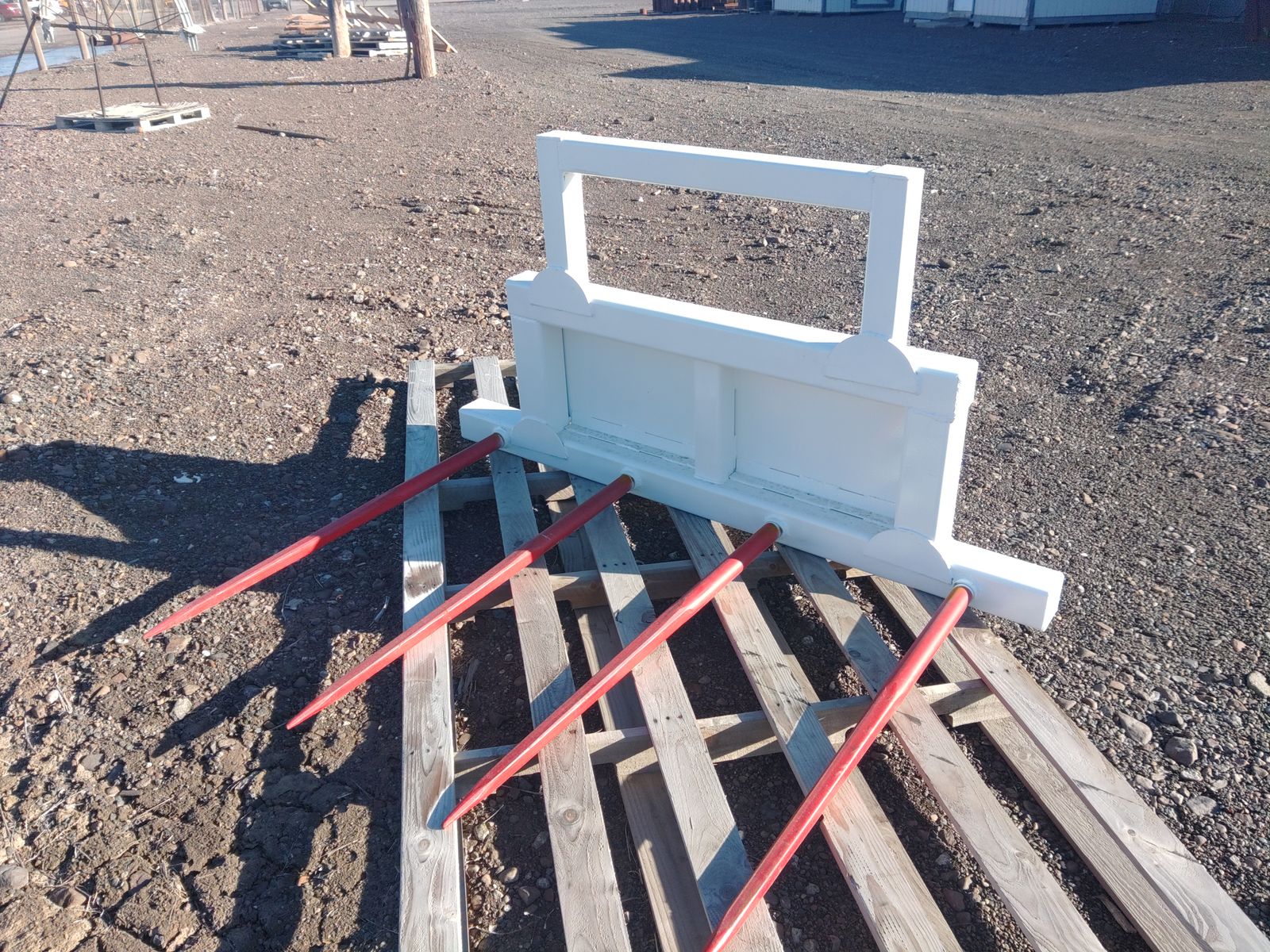 Skid Steer Quick Attach Hay Forks