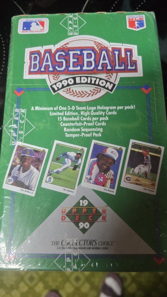 BASEBALL CARDS 1990 EDITION UPPER DECK BRAND NEW SEALED)