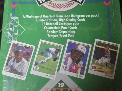BASEBALL CARDS 1990 EDITION UPPER DECK BRAND NEW SEALED)