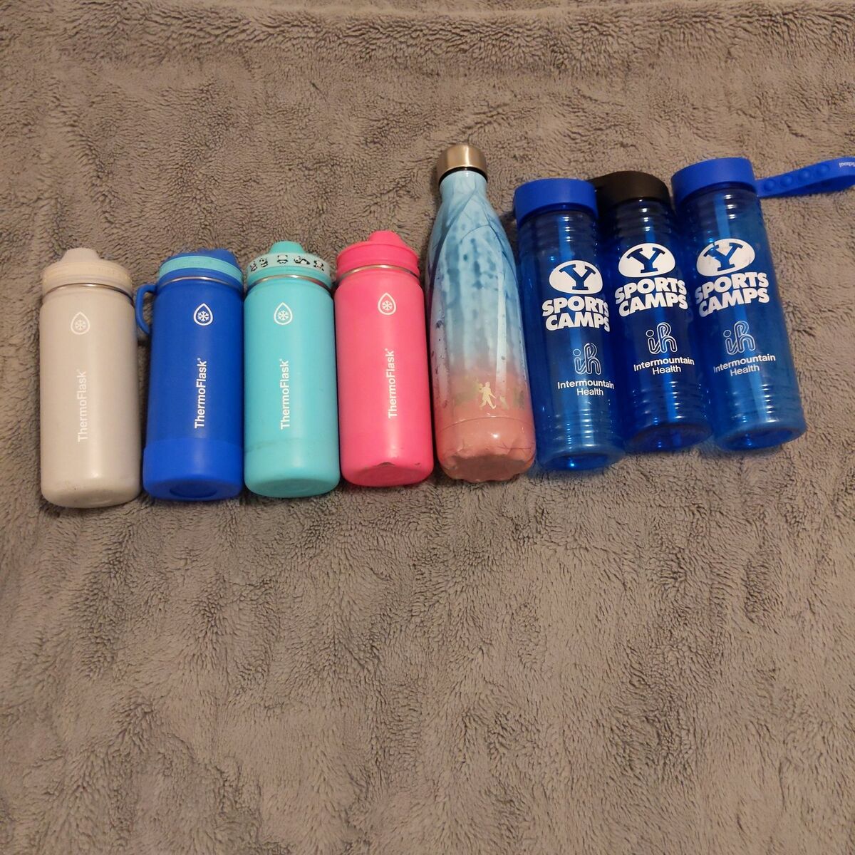 Thermoflask BYU Costco S'well Frozen Water bottles