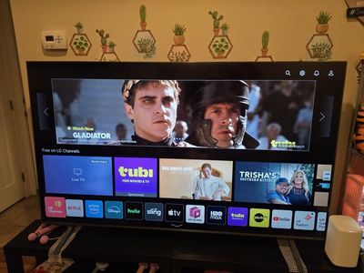 65" LG big smart TV