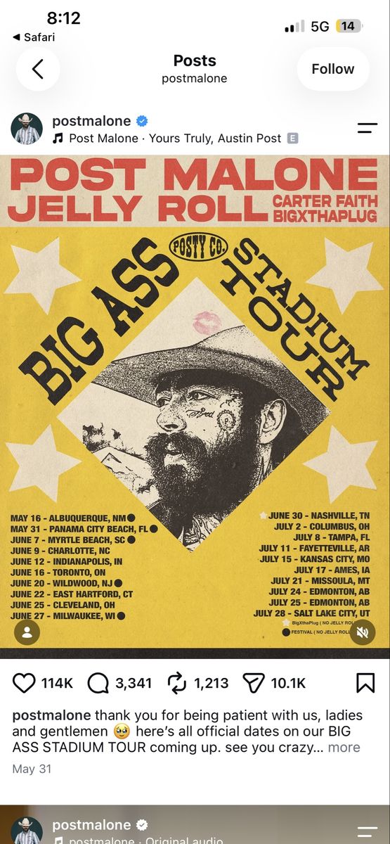 Post Malone tickets