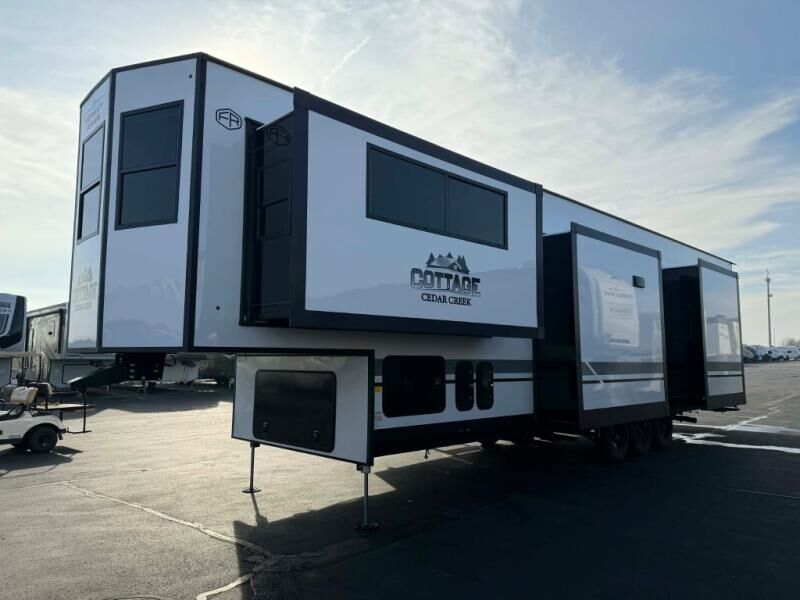 New 2026 Forest River RV Cedar Creek Cottage Fifth Wheels 413FWC