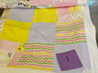 Handmade Baby Quilt Patchwork Blanket - Soft & Cozy Nursery Bedding