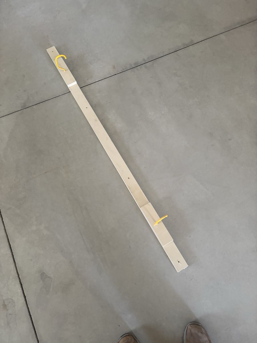 Ceiling rack for 26” bicycle