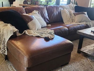 Durango Leather couch with chase