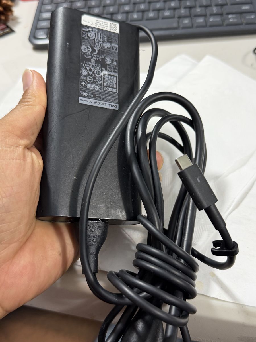 DELL 130W AC Adapter USB-C Power Supply Charger