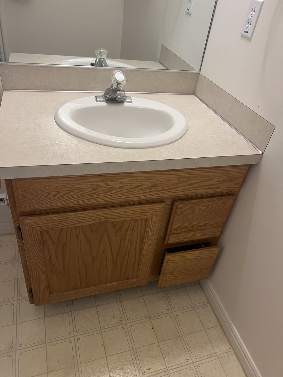 Oak Bathroom Vanity