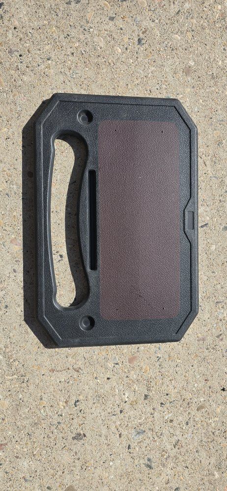 Black Lap Desk Tablet Holder with Handle - Portable & Sturdy for Laptops & Tablets