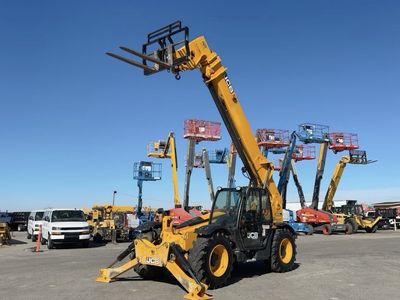 Used Telehandler Forklift 2019 JCB 510-56 4x4x4 10,000 LB 56' Reach ENCLOSED