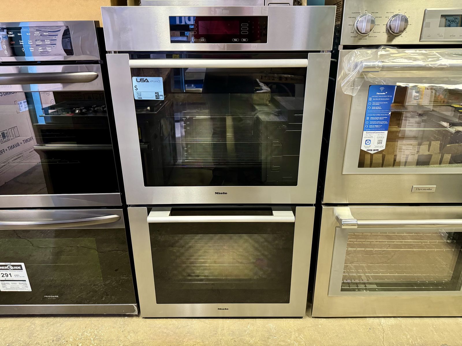 MIELE MASTERCHEF SERIES DOUBLE ELECTRIC RANGE