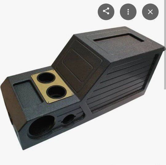 Center console speaker box