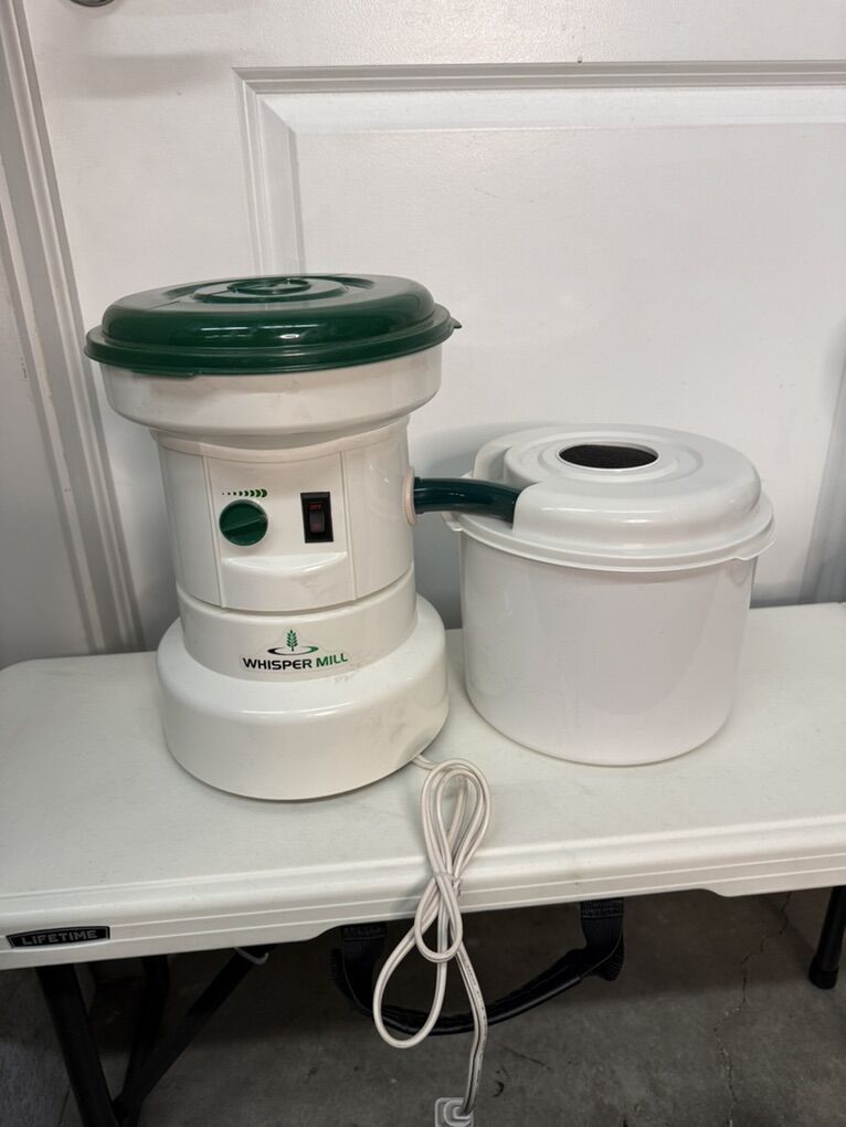 Whisper Mill Wheat Grinder Flour Mill Cracked Lid