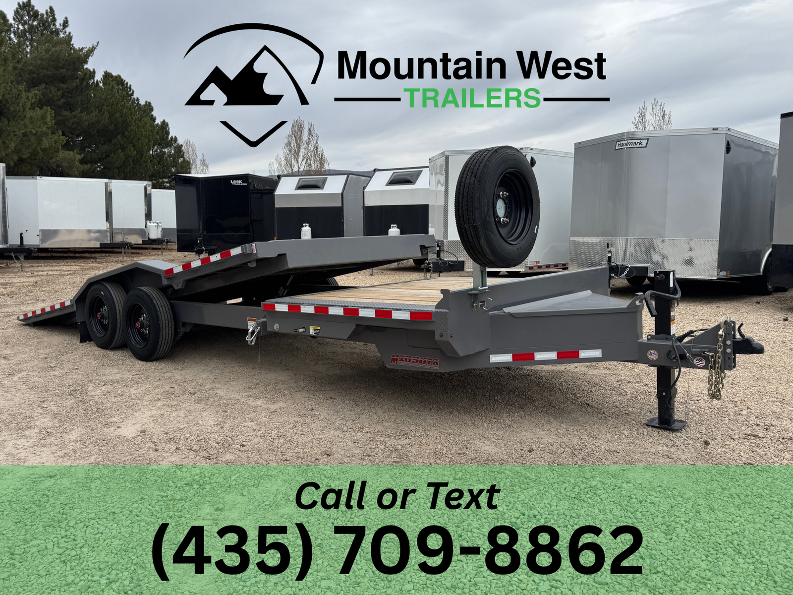 2026 Midsota 8.5X24-17.6K Wide Body Tilt Trailer