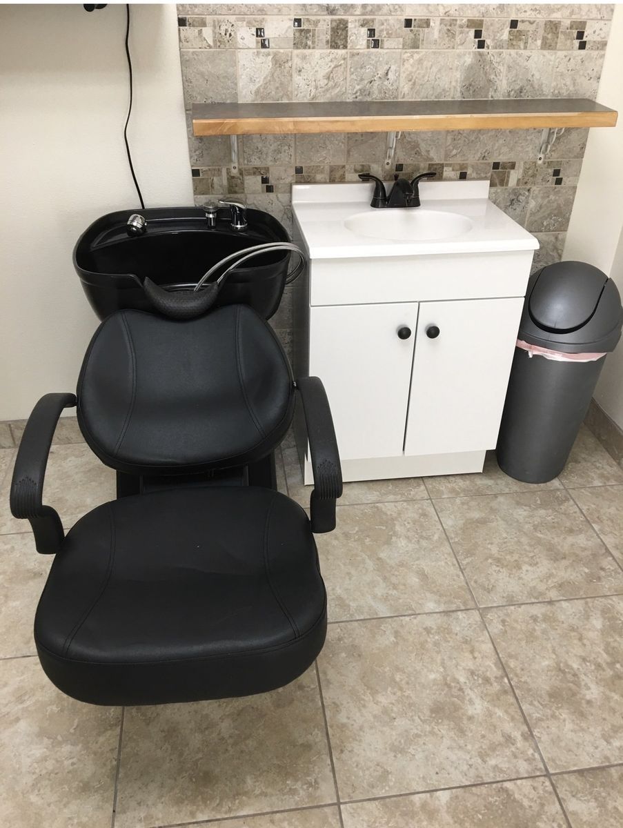 New never installed, All in one salon chair and sink