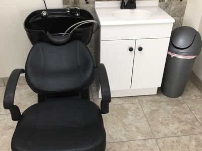 New never installed, All in one salon chair and sink