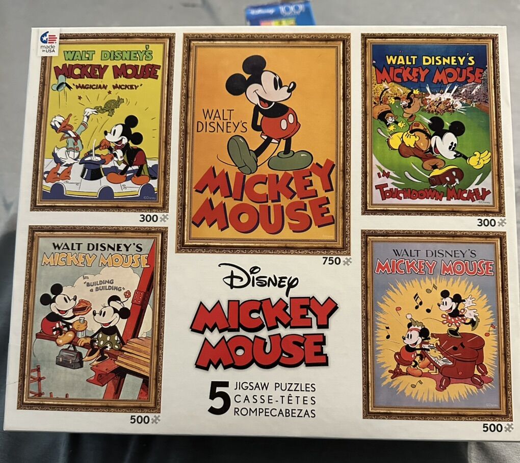 Disney Mickey Mouse Multipack (5 In 1) Puzzle