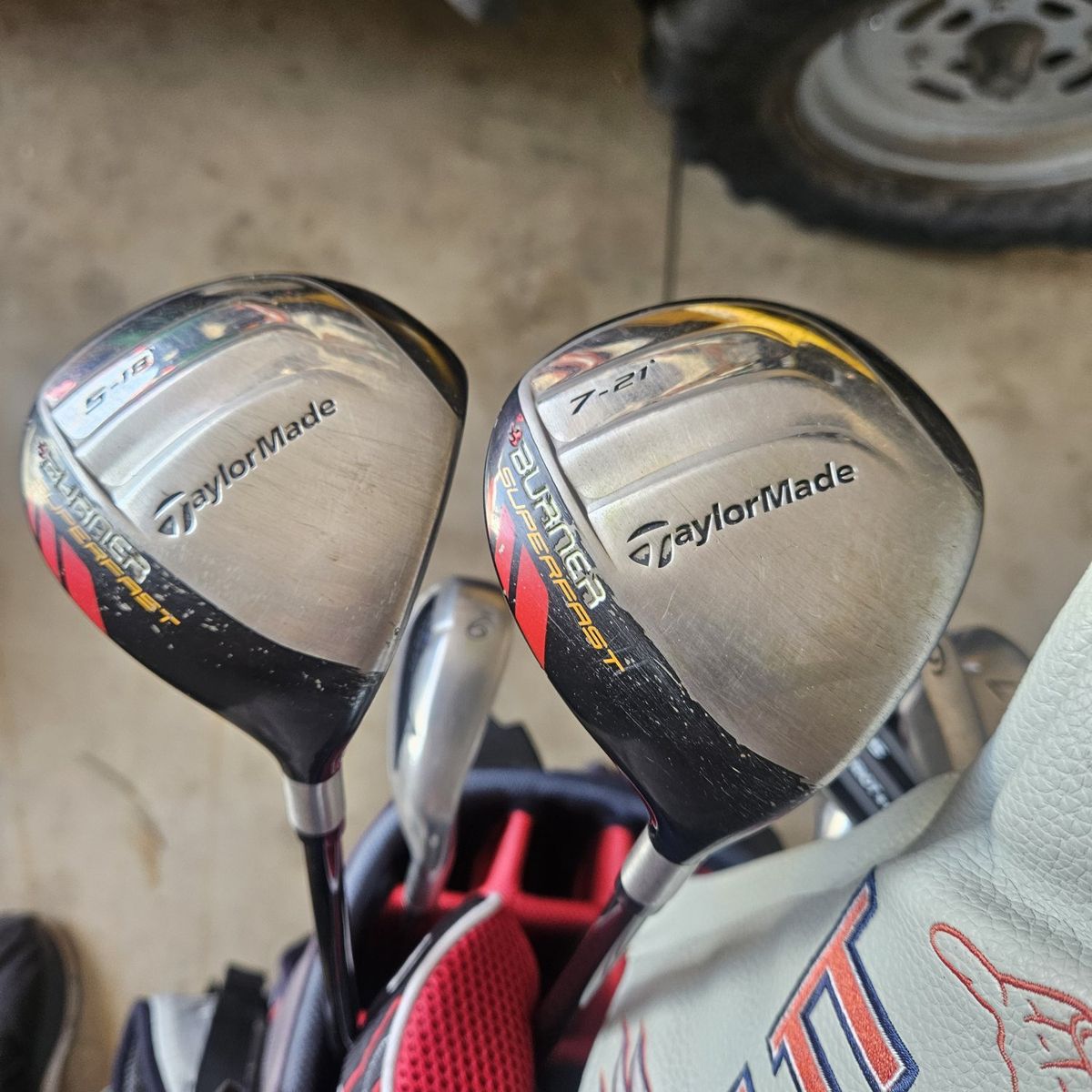 TaylorMade Burner 5 and 7 woods