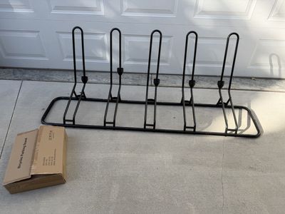 Floor Bike Rack for 6 Bikes