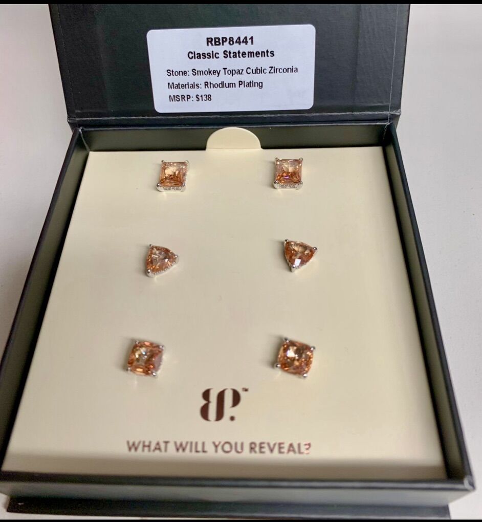 Simply Studs Classic Edition Smokey Topaz