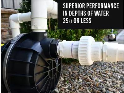 New Irrigation Pump 1-1/2hp Dual Voltage