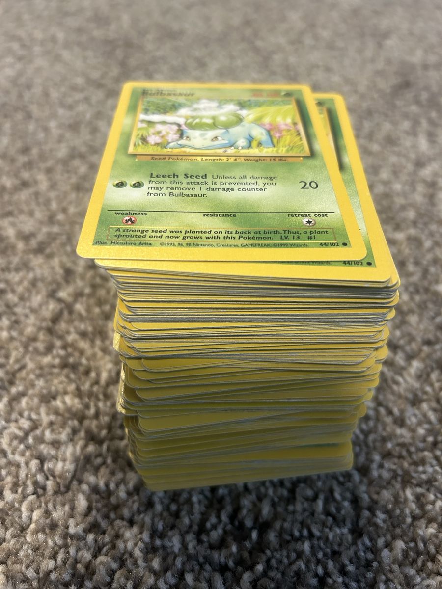 214 vintage base set WOTC Pokemon cards