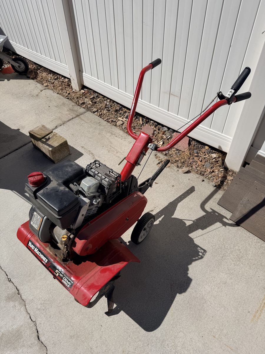 Yard Machines by MTD 5 HP Tiller - Red