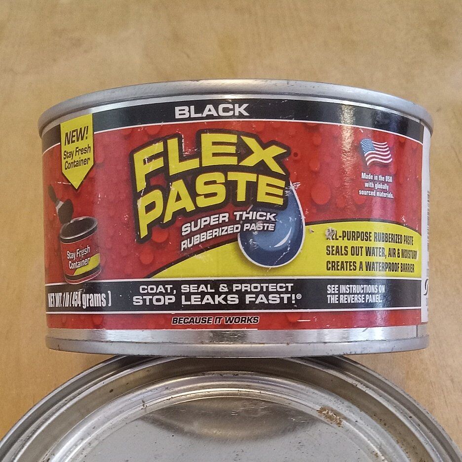2 NEW FLEX PASTE CANS