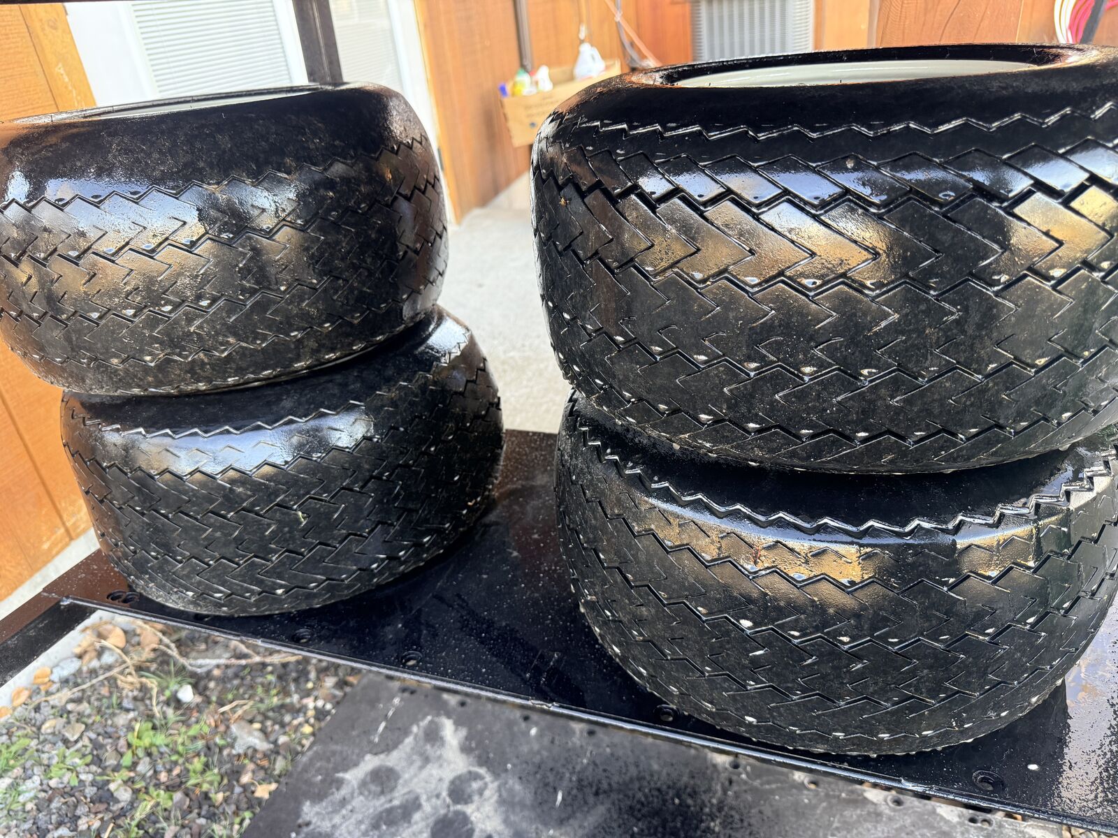 2023 GOLF Cart Tires and Wheels standard 4 lug 18x8.5x8