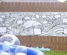 Giant Narwhal Coloring Banner / Birthday Party