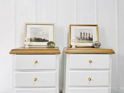 Modern Boho Chic 3 Drawer Nightstands | Modern 3 Drawer Nightstands #1