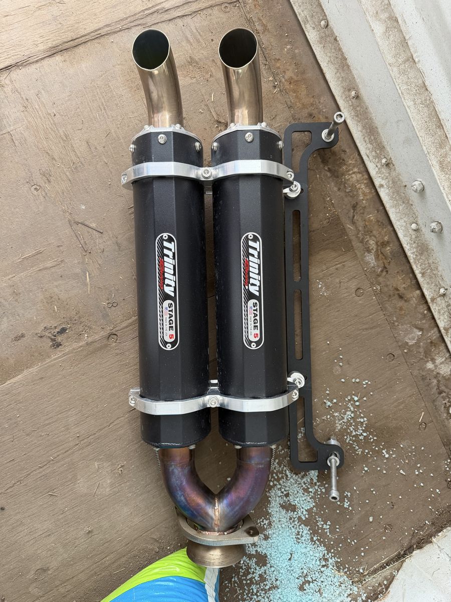 Trinity Stage 5 Dual Exhaust System ATV/UTV Performance Slip-On Mufflers