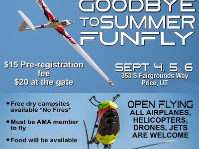 MARK YOUR CALENDAR!! Fun Fly in Price, Utah