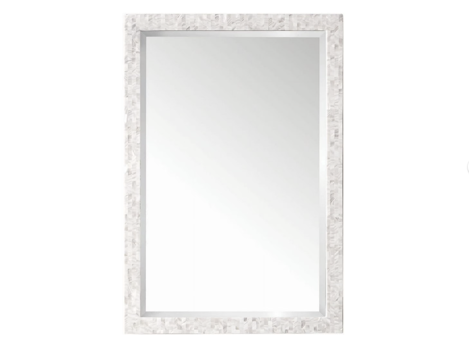 New in Box James Martin Mother of Pearl.Callie 26.0 in. W x 38.0 in. H Rectangular Framed Wall Bathroom Vanity Mirror