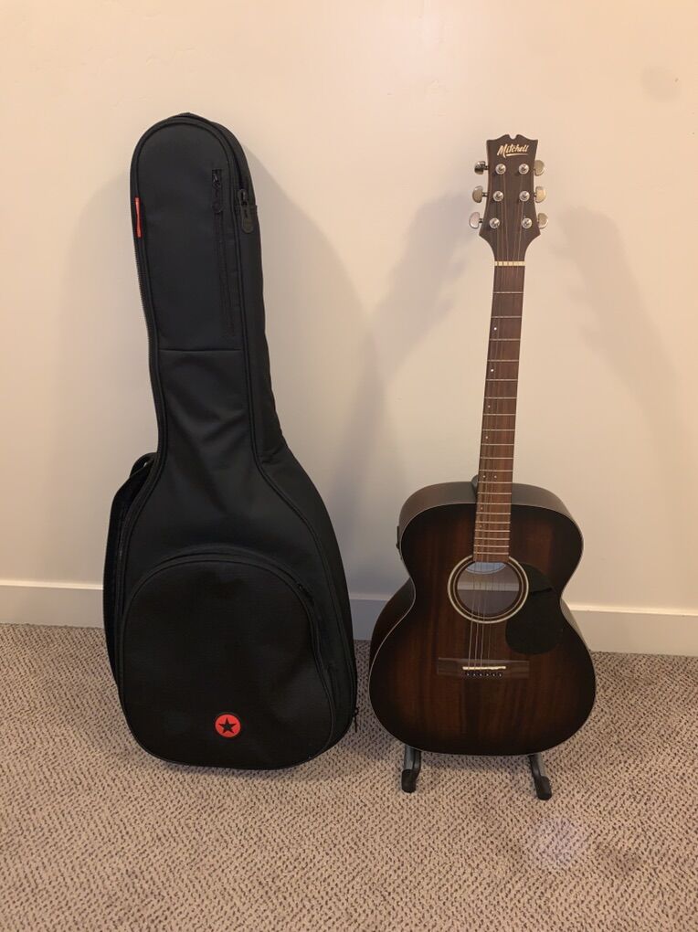 Like-New Acoustic-Electric Guitar
