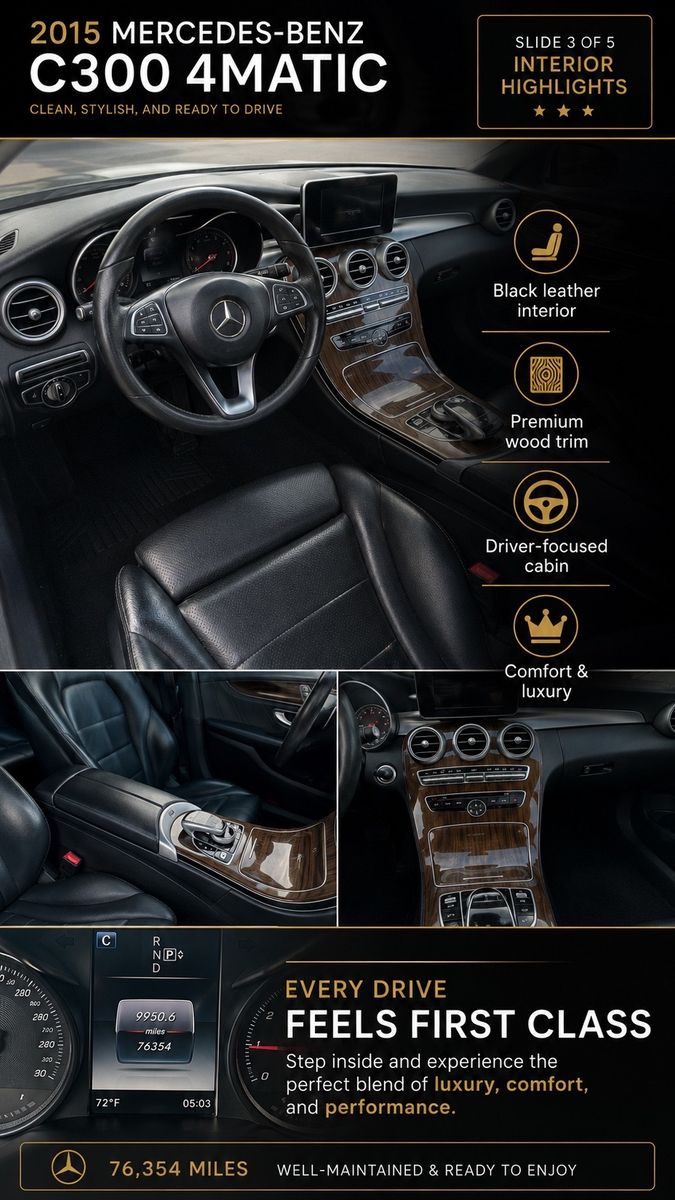 2015 Mercedes-Benz C-Class C 300 4MATIC